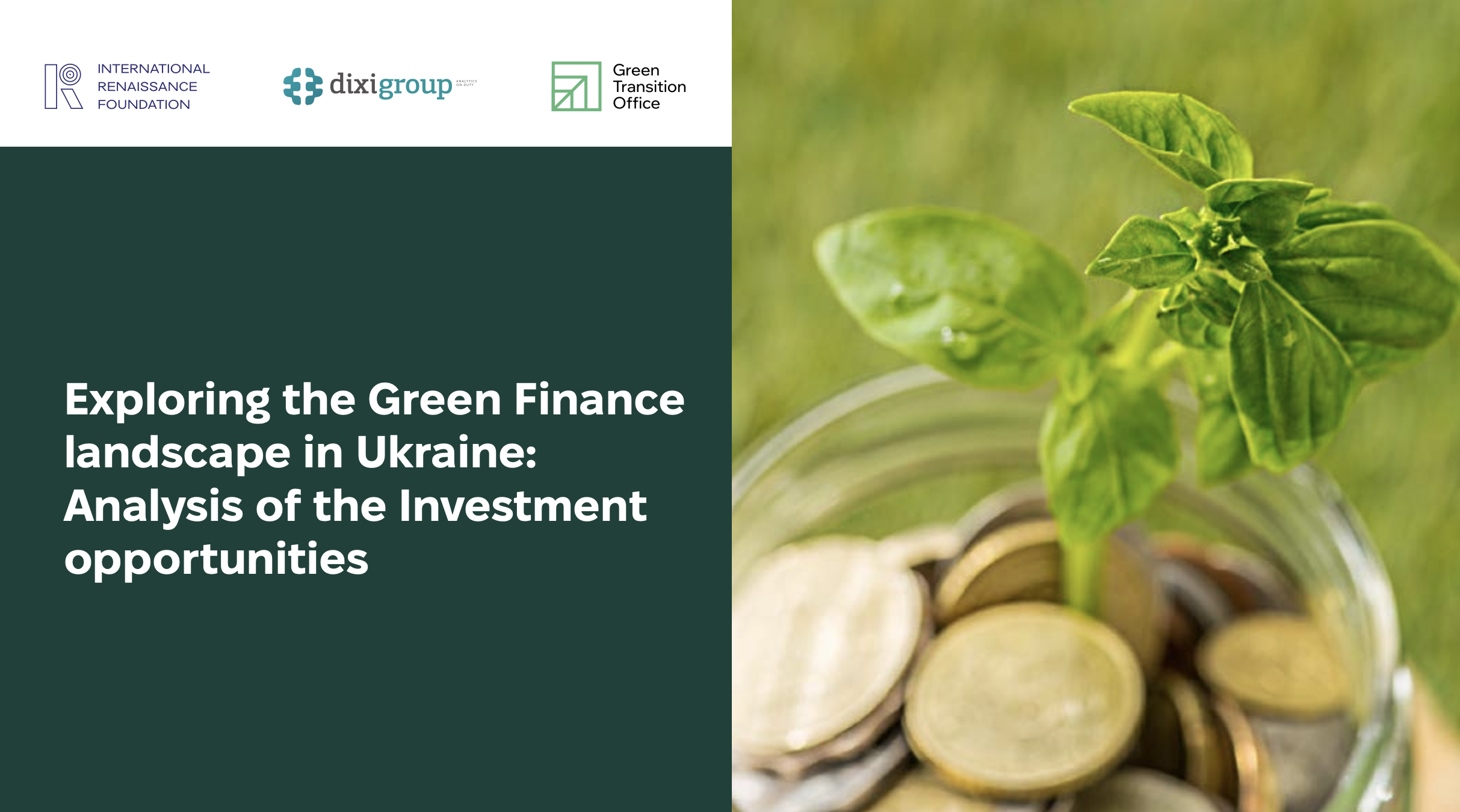 Exploring the Green Finance landscape in Ukraine: Analysis of the Investment opportunities